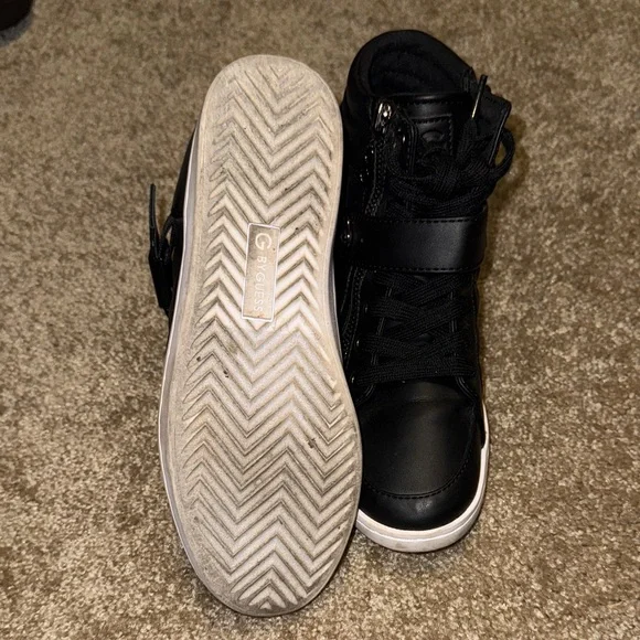 G by Guess Black and White High-Top Sneakers - Picture 8 of 8